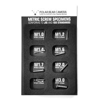 Metric Screw Specimens Pack (M1.0 M1.2 M1.4 M1.6 M1.7 M2.0 M2.5 M3.0) [MAX 2 PER CUSTOMER]