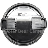Front Lens Cap Snap On (Clip On) 34mm-86mm