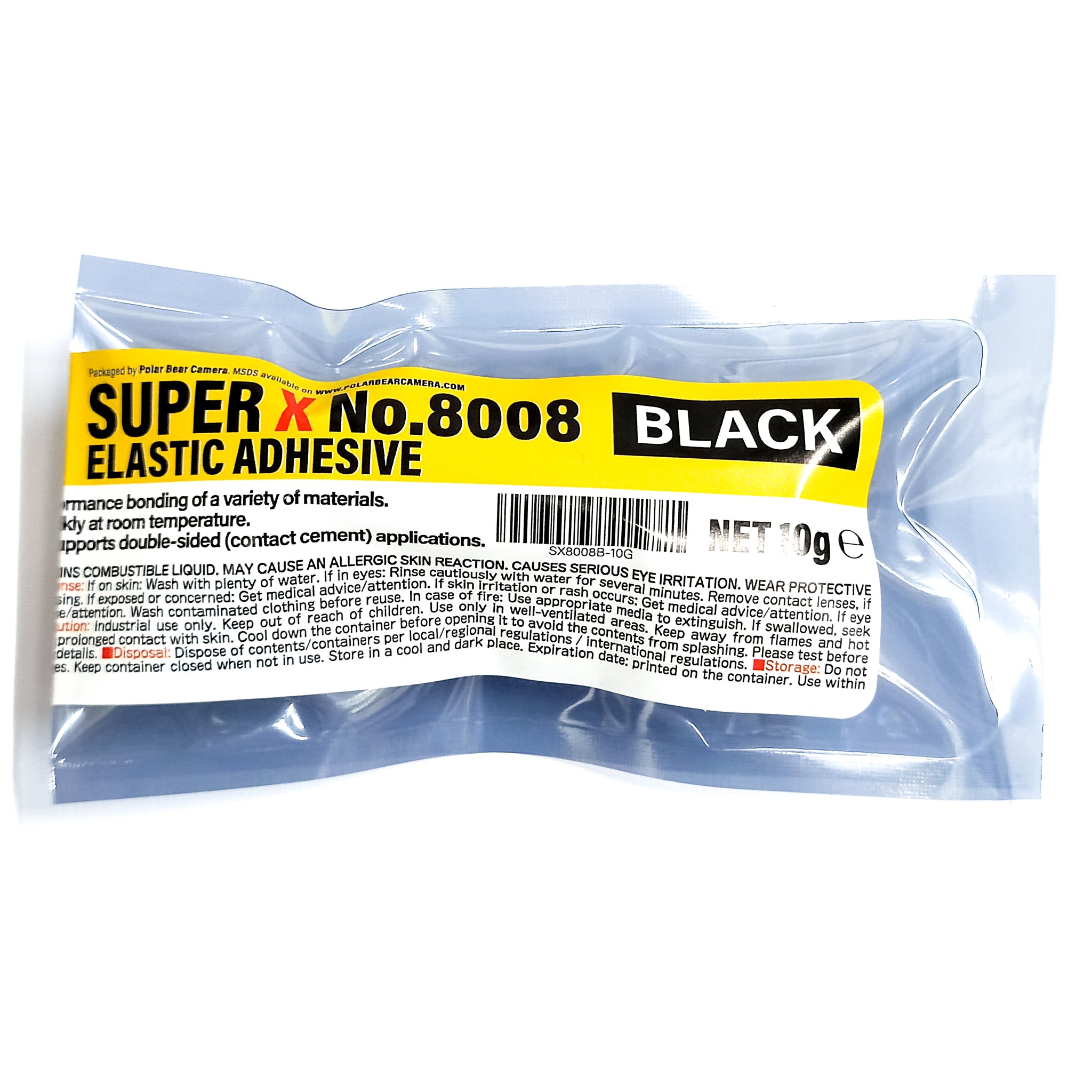 Cemedine Super X 8008 (Black) Elastic Glue Adhesive 10g - FREE