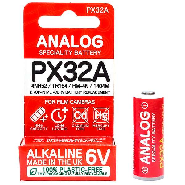 PX32 Alkaline Battery 6V (4NR52, A32PX, TR164, 1404M, HM-4N)