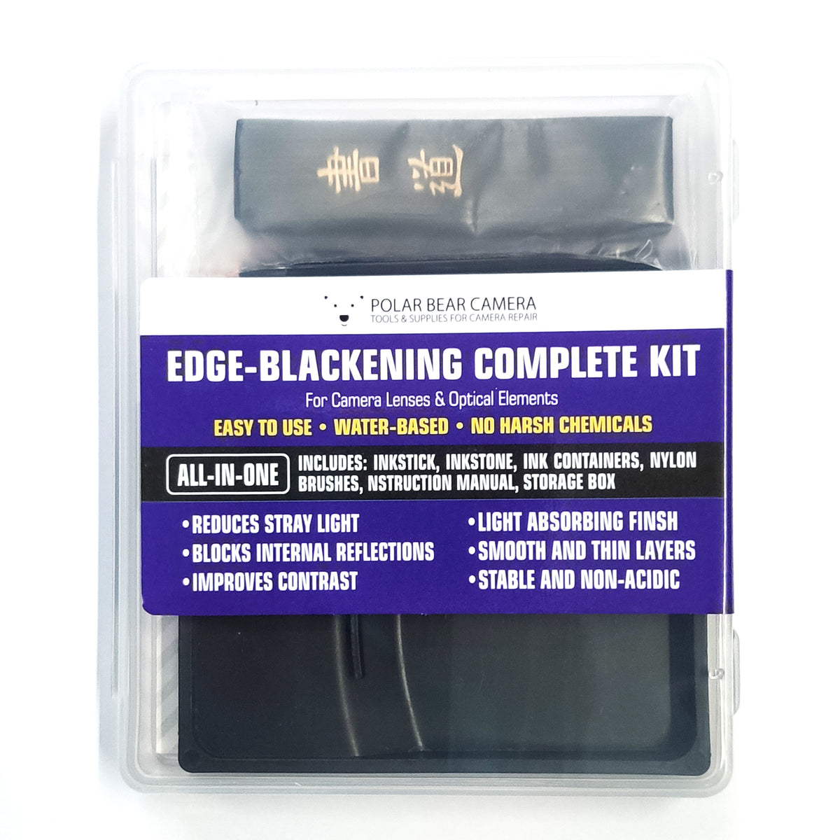 Lens EdgeBlackening Complete Kit Polar Bear Camera