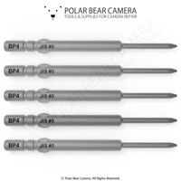 BP4 JIS JCIS #0x2.0x20x60 Crosspoint Recess Screwdriver Bit - Fits VESSEL D73 / HIOS BP-H4 / OHMI VH-4 / 4mm Shank / 800 System
