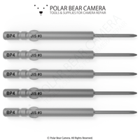 BP4 JIS JCIS #0x1.6x20x60 Crosspoint Recess Screwdriver Bit - Fits VESSEL D73 / HIOS BP-H4 / OHMI VH-4 / 4mm Shank / 800 System