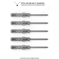 BP4 JIS #00x1.6x20x40 Crosspoint Recess Screwdriver Bit - Fits VESSEL D73 / HIOS BP-H4 / OHMI VH-4 / 4mm Shank / 800 System