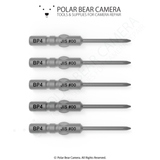BP4 JIS #00x1.6x20x40 Crosspoint Recess Screwdriver Bit - Fits VESSEL D73 / HIOS BP-H4 / OHMI VH-4 / 4mm Shank / 800 System