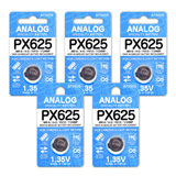 [5 Pack] 1.35V PX625 Battery (PX13, H-D, MR-9, E-625N, EPX625, 625, MRB625)