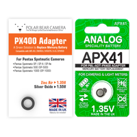 Bundle] PX400 Adapter + 1.35V Battery (Fits 1116M, MR42, E400N