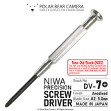 NIWA Precision Screwdriver NDV-7+ No.7 (JIS JCIS #2)