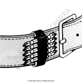 VESSEL BITS BELT No.5 (For 6.35mm 1/4" Bits)