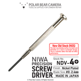 NIWA Precision Screwdriver NDV-4+ No.4 (JIS JCIS #0)