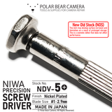 NIWA Precision Screwdriver NDV-5+ No.5 (JIS JCIS #1)