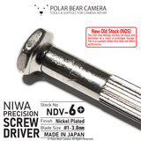 NIWA Precision Screwdriver NDV-6+ No.6 (JIS JCIS #1)