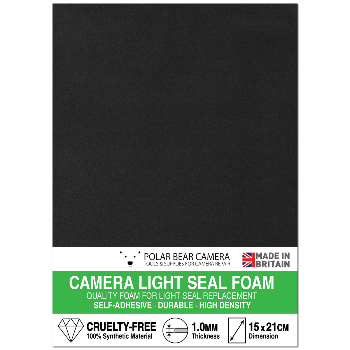 1mm Camera Light Seal Self-Adhesive Soft-Touch Foam (1 Sheet) MADE IN ...