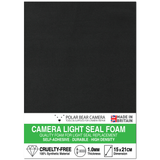 1mm Camera Light Seal Self-Adhesive Soft-Touch Foam (1 Sheet) MADE IN UK