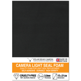 Camera Light Seal SELF-ADHESIVE Foam SOFT-TOUCH 0.5mm 1mm 1.5mm 2mm 3mm (MADE IN UK)