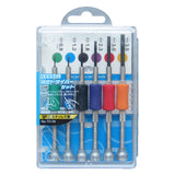 Vessel TD-55 JIS Slotted Precision Screwdriver (Set of 6)