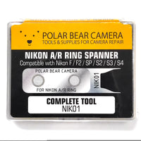 Nikon A/R Ring Shutter Button Removal Wrench Tool for Nikon F / Nikon F2 / Nikon SP / Nikon S2 / Nikon S3 / Nikon S4- Stainless Steel Replaceable Blade