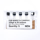 Minolta X-Series Capacitor Replacement [5 PCs / 10 PCs] for X-700 X-570 X-500 X-370 X-300 X-7A X-370N X-300S X-9 X-370S XD X-11