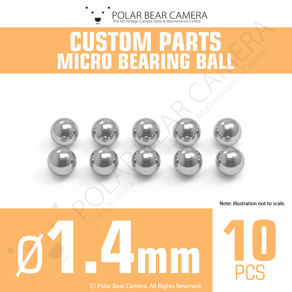 Micro Bearing Balls 1.4mm 10 Pieces Stainless Steel