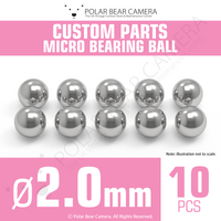 Micro Bearing Balls 2mm 10 Pieces Stainless Steel