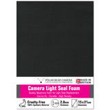 2mm Camera Light Seal Soft-Touch Foam NON-ADHESIVE (1 Sheet) MADE IN UK