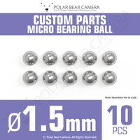 Micro Bearing Balls 1.5mm 10 Pieces Stainless Steel