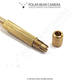 800 / 4mm Wing Shank Screwdriver Handle BRASS MADE - Fits BP4 / VESSEL D73 / HIOS BP-H4 / OHMI VH-4 / 4mm Shank / 800 System Bits