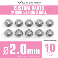 Micro Bearing Balls 2mm 10 Pieces Stainless Steel
