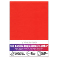 0.8mm Camera Body Self-Adhesive Replacement Synthetic Leather (1 Sheet) ROYAL BLUE
