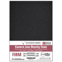 Camera Low Density Foam (FIRM / 3mm) for Mirror Damper / SLR Prism Housing / Camera Internal Spacer
