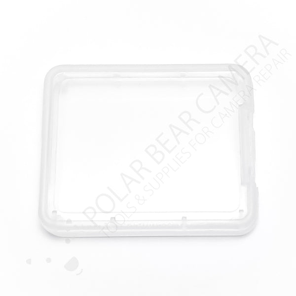 Clear Plastic Case with Lid (CF Card Holder) - 43mm*52mm*8mm