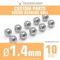 Micro Bearing Balls 1.4mm 10 Pieces Stainless Steel