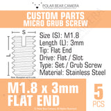 Grub Set Headless Screw Multiple Size for Camera Lenses Focus Ring Repair