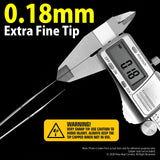 0.18mm STRAIGHT Tip Precision Tweezers