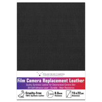 0.8mm Camera Body Self-Adhesive Replacement Synthetic Leather (1 Sheet) BROWN