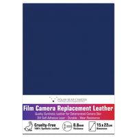 0.8mm Camera Body Self-Adhesive Replacement Synthetic Leather (1 Sheet) BRIGHT RED