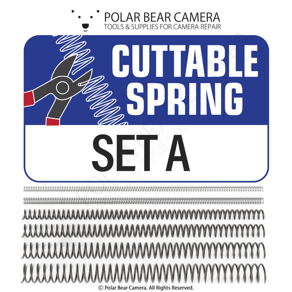 Cuttable Micro Compression Spring SET A 0.8mm 1.0mm 1.5mm 2.0mm 2.5mm 3.0mm 6PCs Bundle